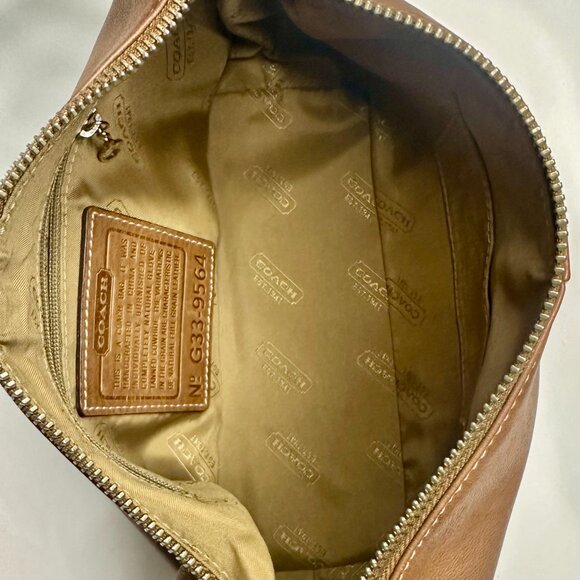 COACH Vintage Soft Legacy Demi Hobo 9564 Burnished Camel Adjustable Strap - Picture 8 of 14